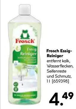 Hellweg Frosch Essig- Reiniger Angebot