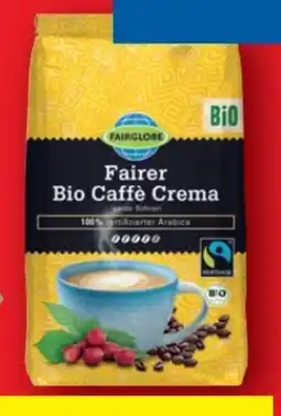 Lidl Fairglobe Bio Fairtrade Caffe Crema Angebot