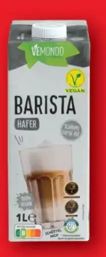 Lidl Vemondo Veganer Hafer Barista Drink Angebot