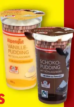 Lidl Alpengut Schoko-Pudding Angebot