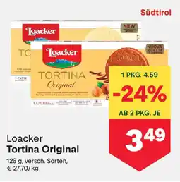 MPreis Loacker Tortina Angebot