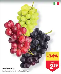 MPreis Trauben Tris Angebot