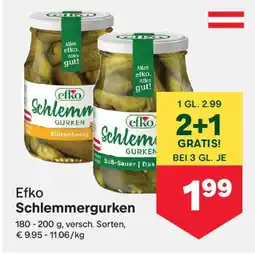 MPreis Efko Schlemmer-Gurken Angebot