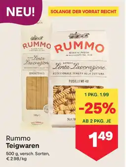 MPreis Rummo Teigwaren Angebot