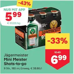 MPreis Jägermeister Mini Meister Angebot
