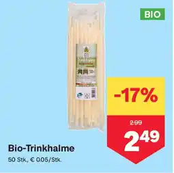 MPreis Bio-Trinkhalme Angebot