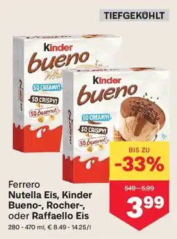 MPreis Ferrero Kinder Bueno Eis Angebot