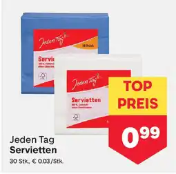 MPreis Jeden Tag Servietten Angebot