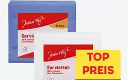 MPreis Jeden Tag Servietten Angebot