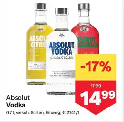 MPreis Absolut Vodka Angebot