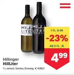 MPreis Leo Hillinger Zweigelt Angebot