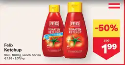 MPreis Felix Tomaten Ketchup Angebot