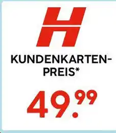 Hellweg Kundenkarten- preis Angebot