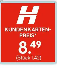 Hellweg Kundenkarten- preis Angebot
