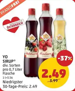 PENNY Yo sirup Angebot