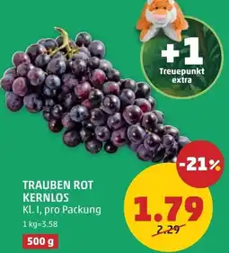 PENNY Trauben rot kernlos Angebot