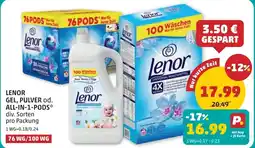 PENNY Lenor gel Angebot