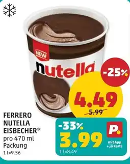 PENNY Ferrero nutella eisbecher Angebot