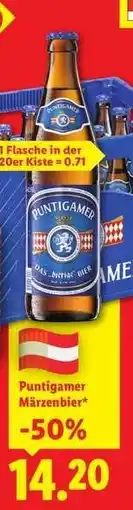 Lidl Puntigamer Marzenbier Angebot