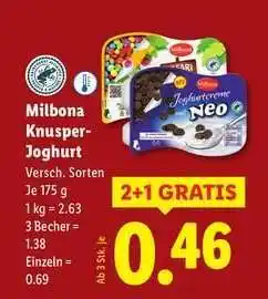 Lidl Mibona Knusper-Joghurt Angebot