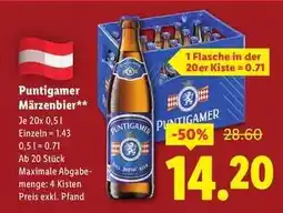 Lidl Puntigamer Marzenbier Angebot