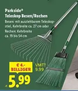 Lidl Parkside Teleskop Besen/Rechen Angebot