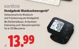 Lidl Handgelenk Blutdruckmessgerät Angebot