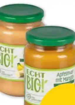 PENNY Echt Bio Apfelmus Angebot