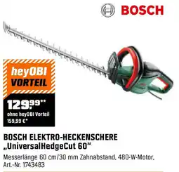 OBI Bosch elektro-heckenschere universalhedgecut 60 Angebot
