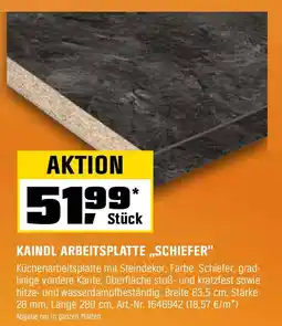 OBI Kaindl arbeitsplatte schiefer Angebot