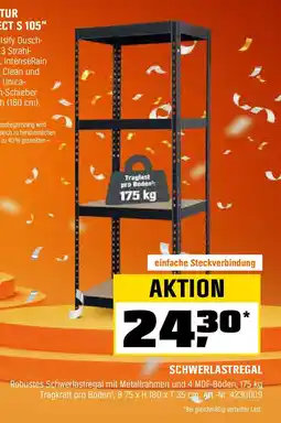 OBI Schwerlastregal Schwarz Angebot