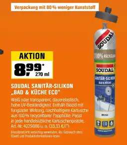 OBI Soudal Sanitär-Silikon Bad & Küche ECO Weiß Angebot