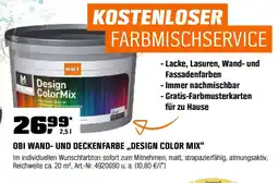 OBI Obi design color mix m2 matt 2,5 l Angebot