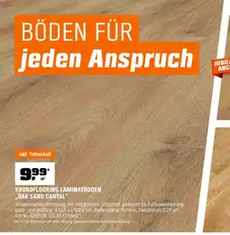 OBI Laminat 7+1 mm Eiche mit Trittschalldämmung Angebot