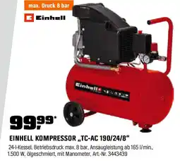 OBI Einhell kompressor tc-ac 190/24/8 Angebot