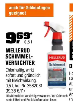 OBI Mellerud Schimmel-Vernichter chlorhaltig Angebot