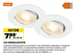 OBI Brilo LED-Einbauleuchten Besi Angebot