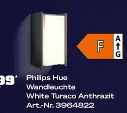 OBI Philips Hue LED-Wandleuchte Turaco E27 Anthrazit Angebot