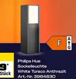 OBI Philips Hue LED-Sockelleuchte Turaco Anthrazit Angebot