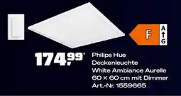 OBI Philips Hue LED Deckenleuchte White Ambiance Aurelle eckig Angebot