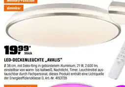 OBI Brilliant LED Deckenleuchte Avali Angebot