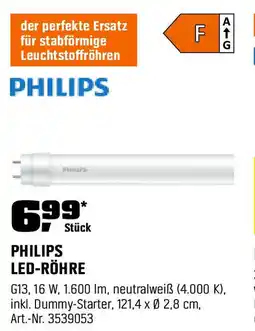OBI Philips Leuchtmittel G13 Röhrenform Angebot