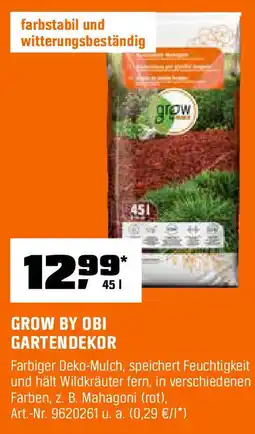 OBI Grow by obi gartendekor Angebot