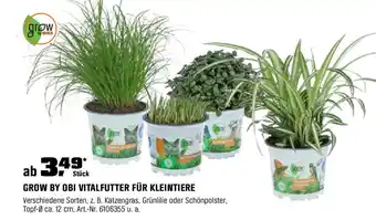 OBI Grow by obi vitalfutter für kleintiere Angebot