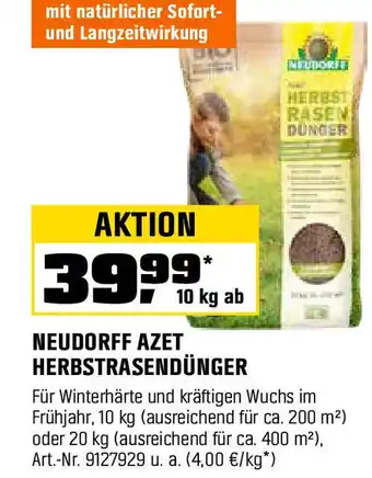 OBI Neudorff azet herbstrasendünger Angebot