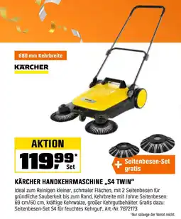 OBI Kärcher handkehrmaschine s4 twin Angebot