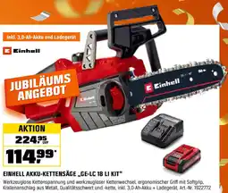 OBI Einhell Akku-Kettensäge Angebot