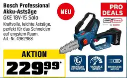 OBI Bosch Professional Akku-Astsäge Angebot