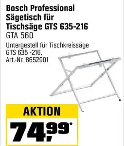 OBI Bosch Professional Sägetisch für Tischsäge Angebot