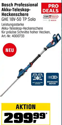 OBI Bosch Professional Akku-Teleskop- Heckenschere Angebot